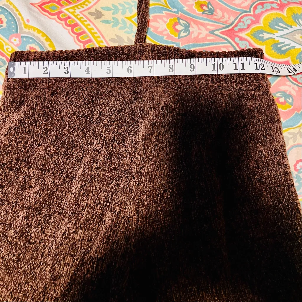 Meshki  sweater knit pants size small brown.‎ - Image 5