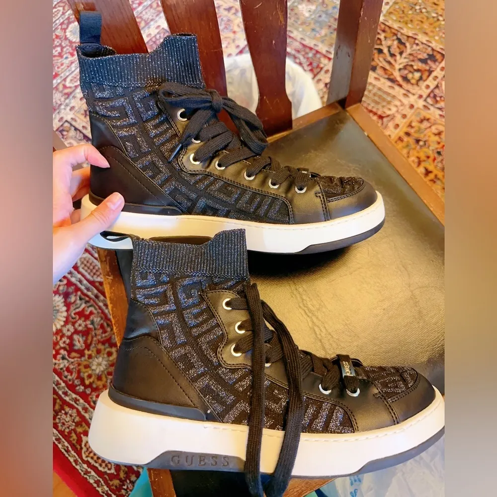 New guess soft stretchy shiny comfortable bootie causal shoes ankle boot - Image 2