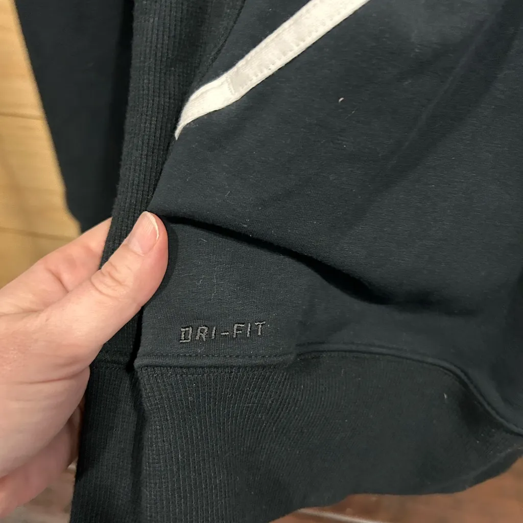 NWT Nike Hoodie Womens Medium Black Dri-FIT LIVESTRONG Full Zip Sweatshirt - Image 6