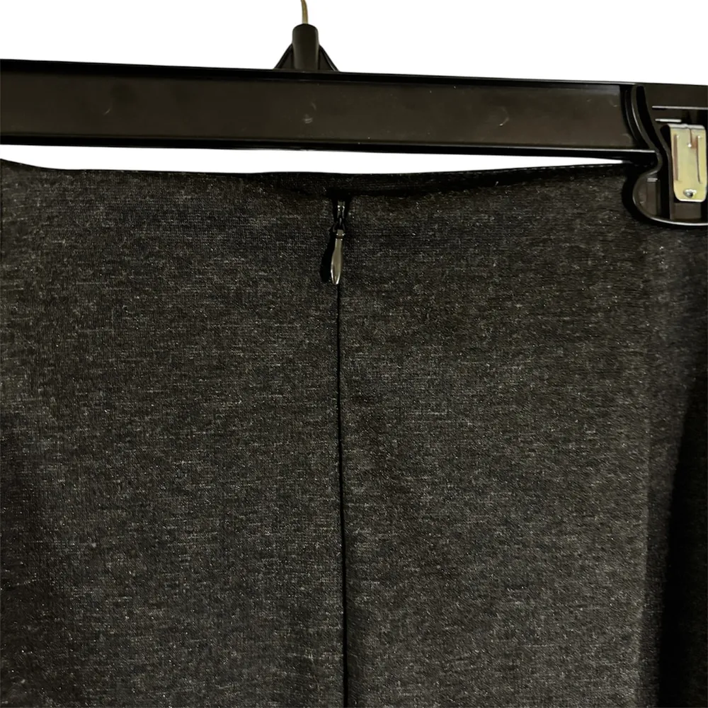 Grace Elements Geometric Pencil Skirt Gray Black Medium - Image 7