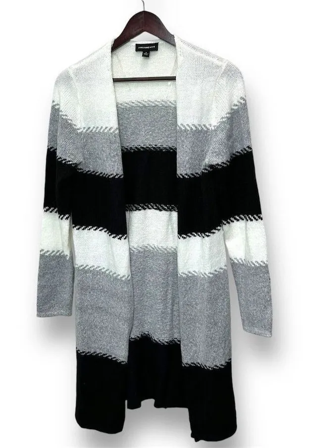 NWT Fortune + Ivy Women's Long Open Cardigan Sweater Size S Multicolor - Image 1