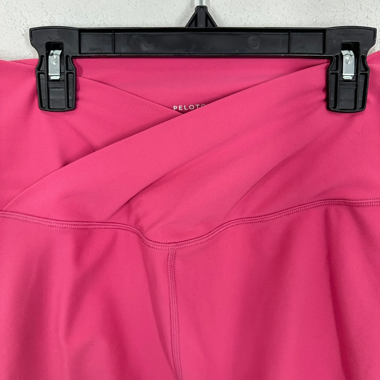Peloton High Waisted Biker Shorts Pink Size M Workout Athletic Spinning Cycling - Image 4
