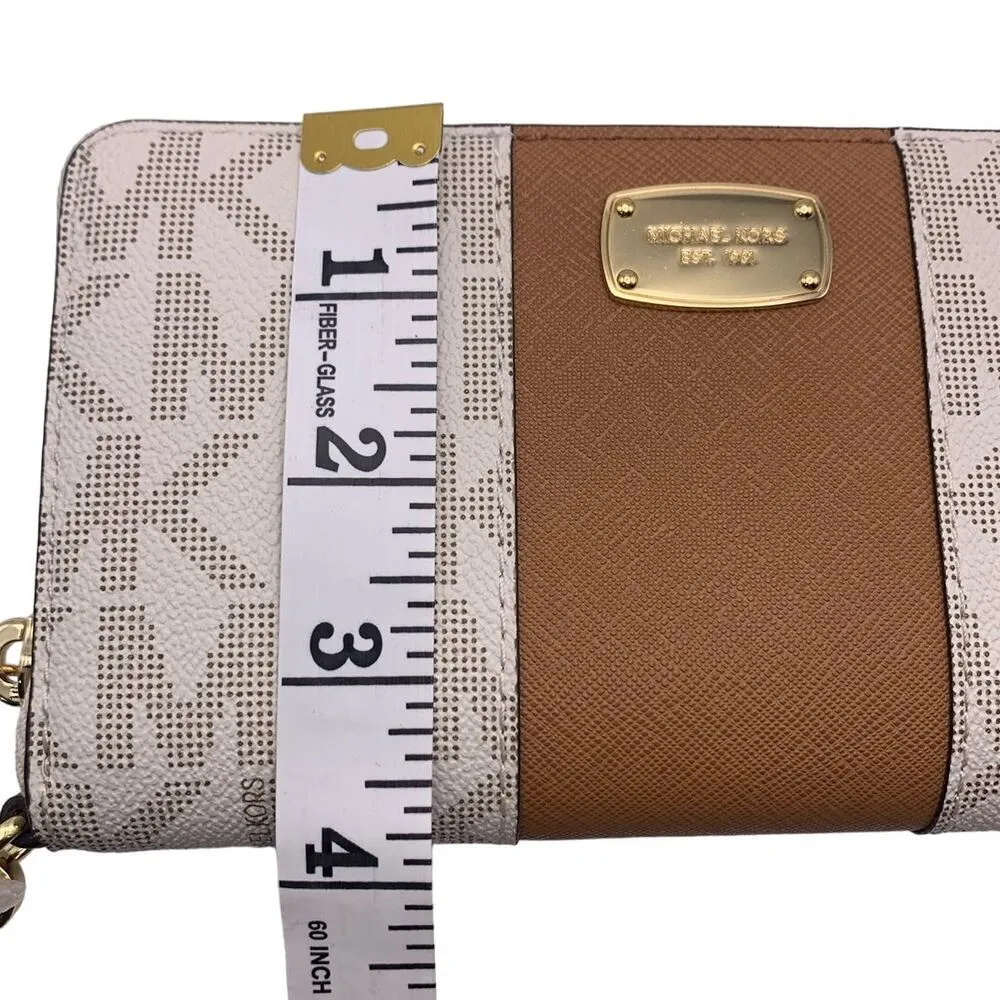 NWT Michael Kors Jet Set Long Multifunction Phone Case Wallet Wristlet - Image 9