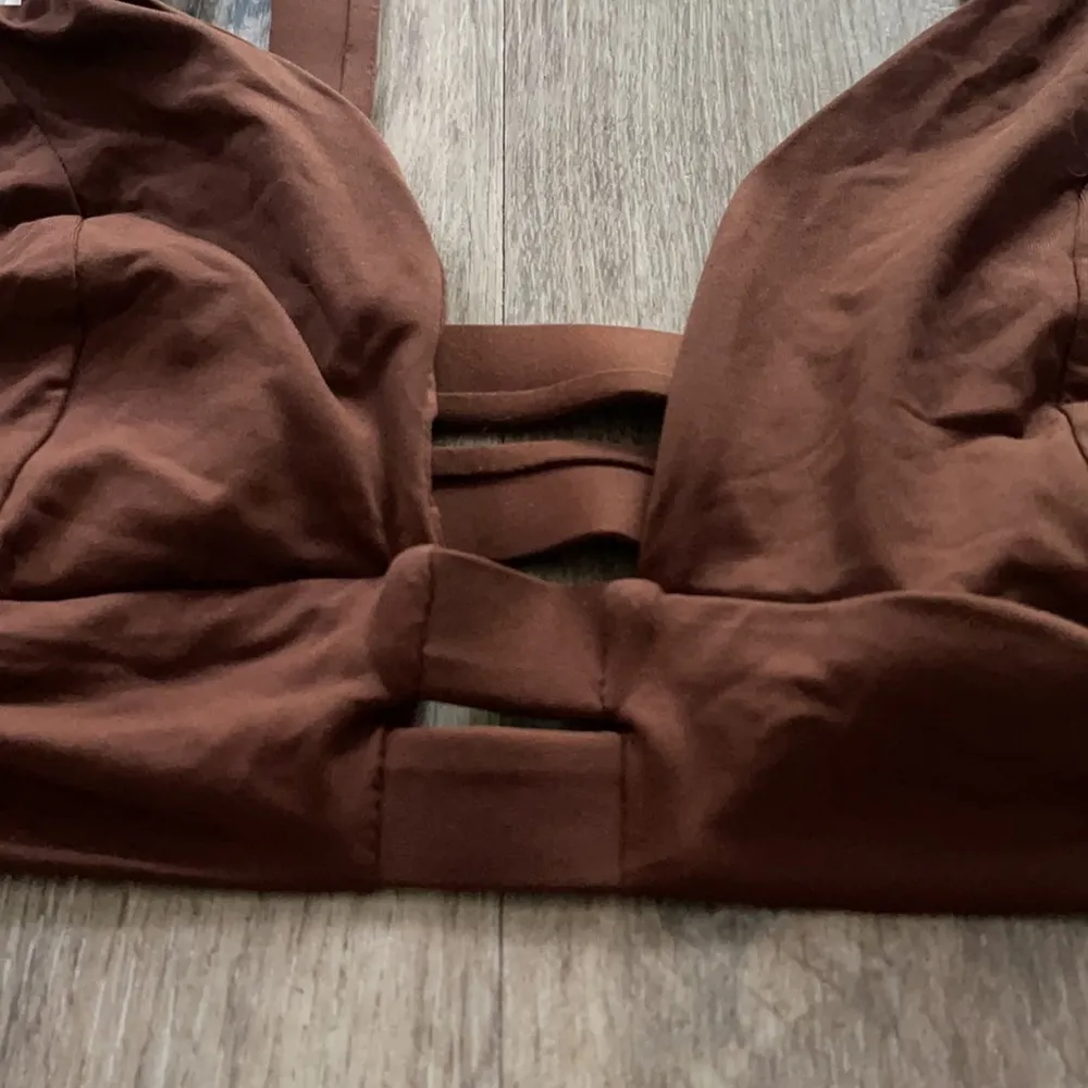 Vitamin A  Brown Bikini Top Size 14 DD - Image 3