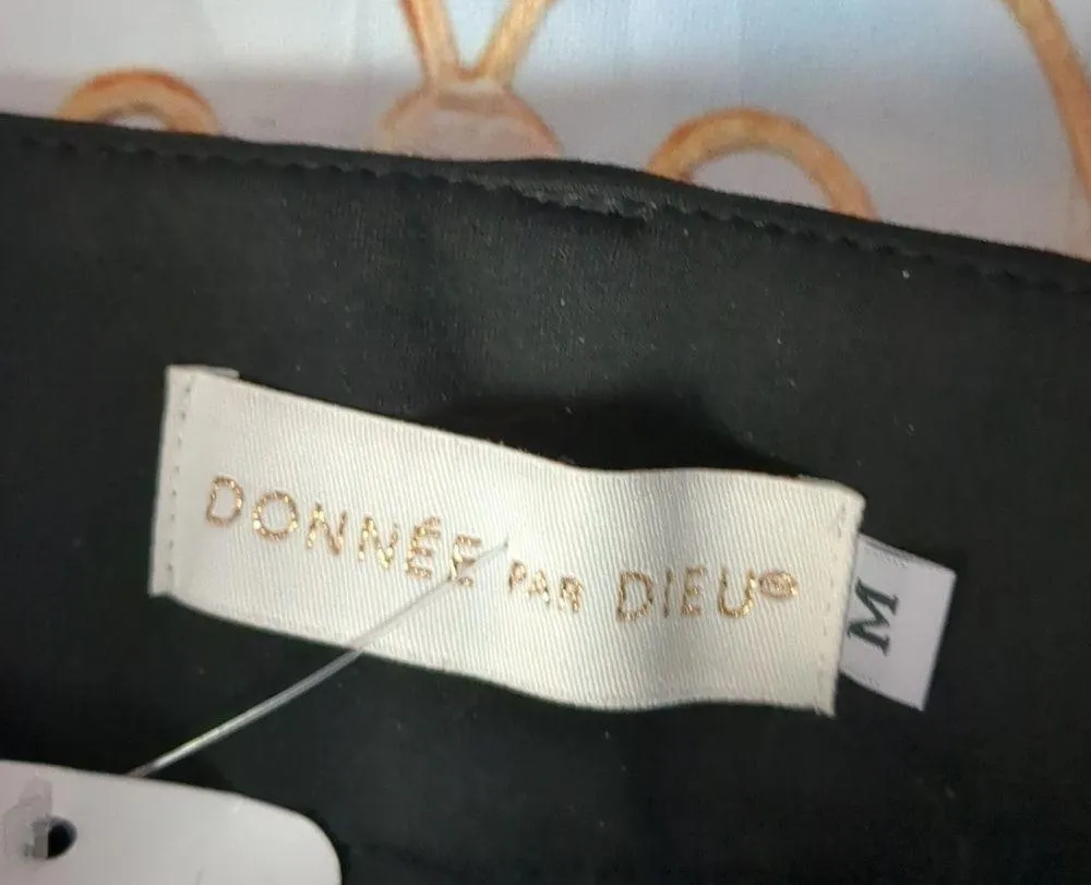 Donnée par dieu black pants size medium - Image 3