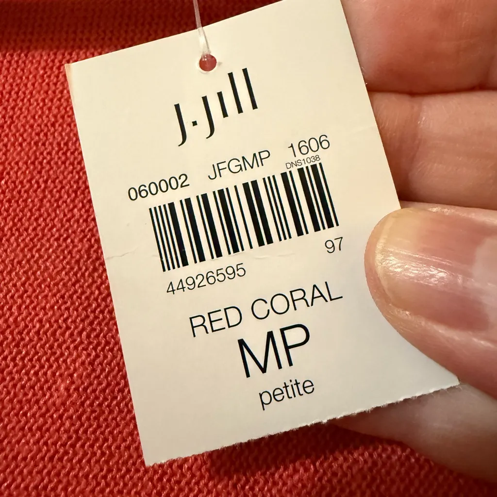 J. Jill Cardigan Sweater Linen Rayon Blend Open Front NWT Petite Medium PM MP Size undefined - Image 6