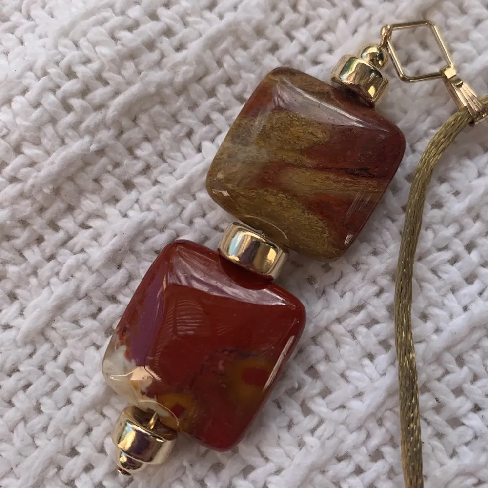 Jewelry Red odalite pendant necklace necklace - Image 8