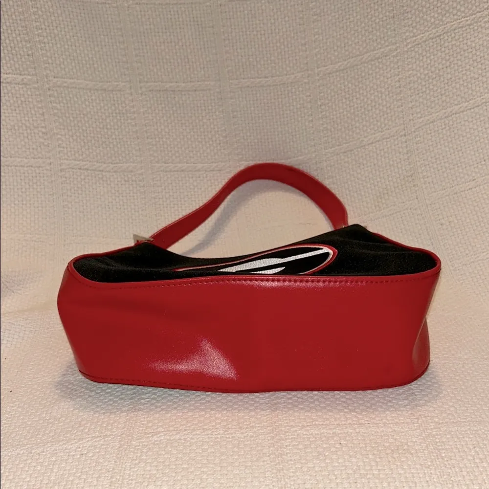 Red and Black UGA Women's Shoulder Bag - Image 7
