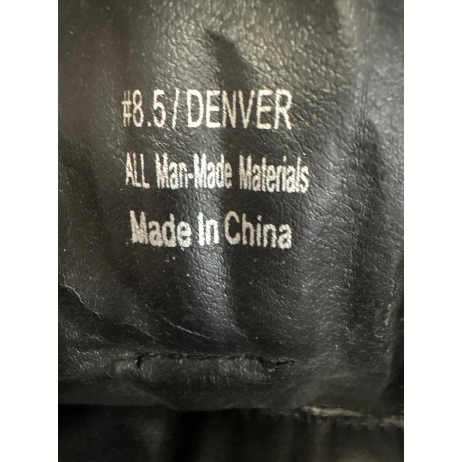 Volatile Women Black Leather Western Cowboy Boots Size 8.5 Denver Heel - Image 7