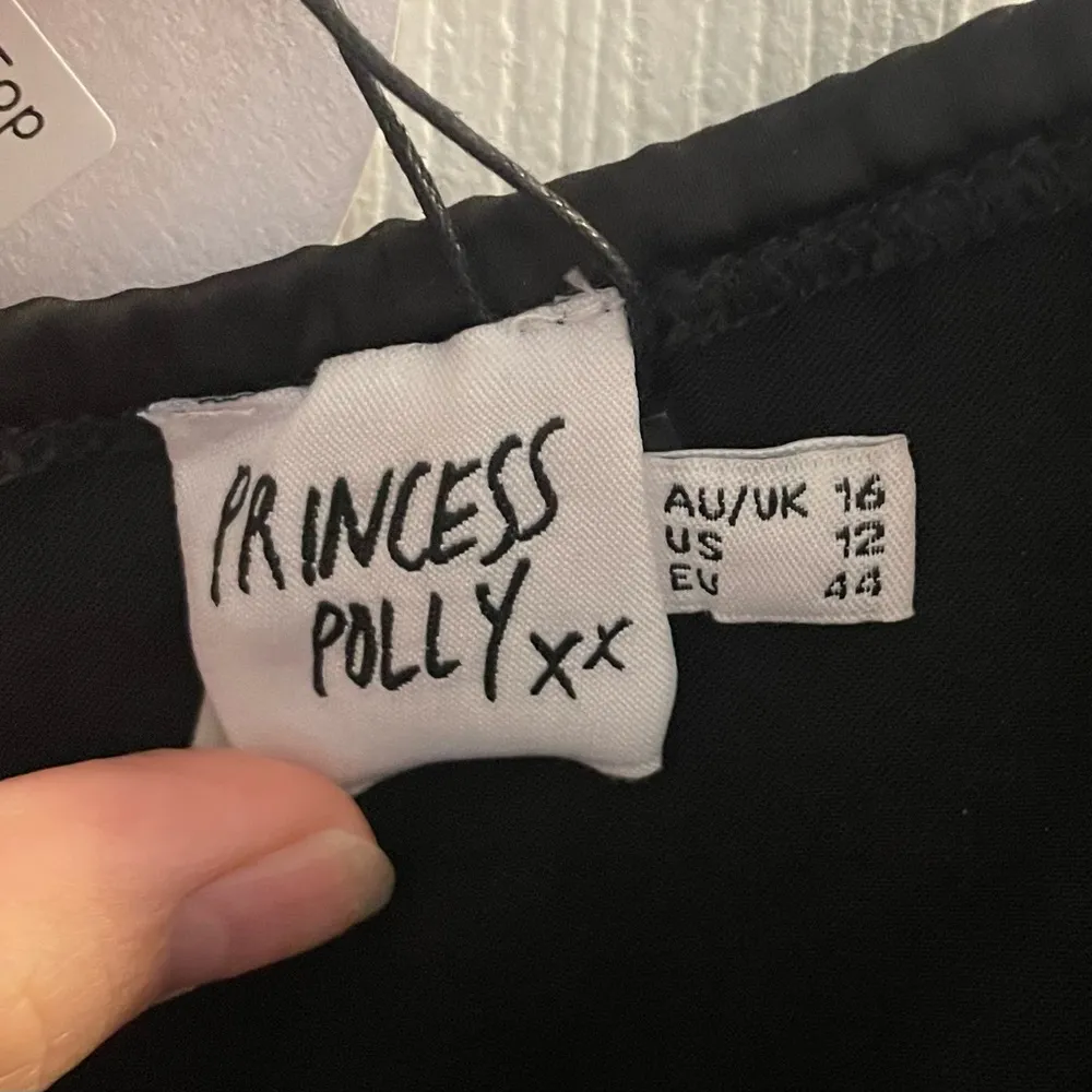 NWT  Black Corset Top Enchante To Meet You Sz 12 Floral Fairycore - Image 4