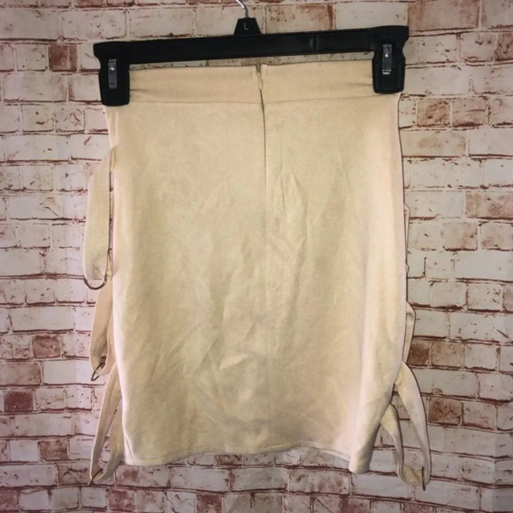Oh Polly Suede Mini Skirt Size 4 NWT - Image 4