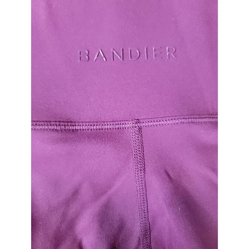 Bandier Purple Yoga Pants A10 - Image 2