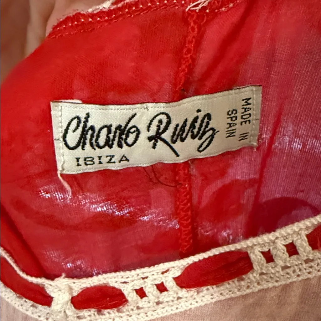 Charo Ruiz Red Spaghetti Strap Dress Pink - Image 4