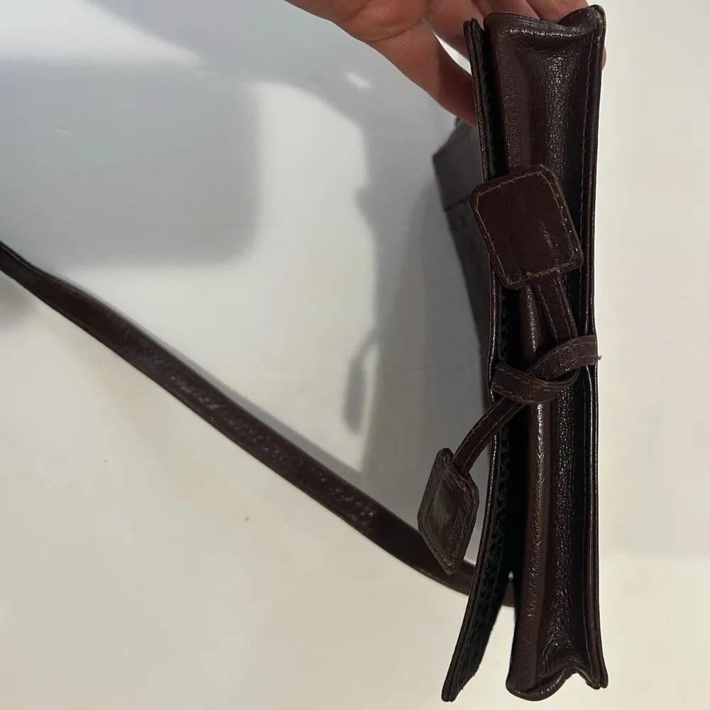 Fendi Brown Woven Leather Bag - Image 8