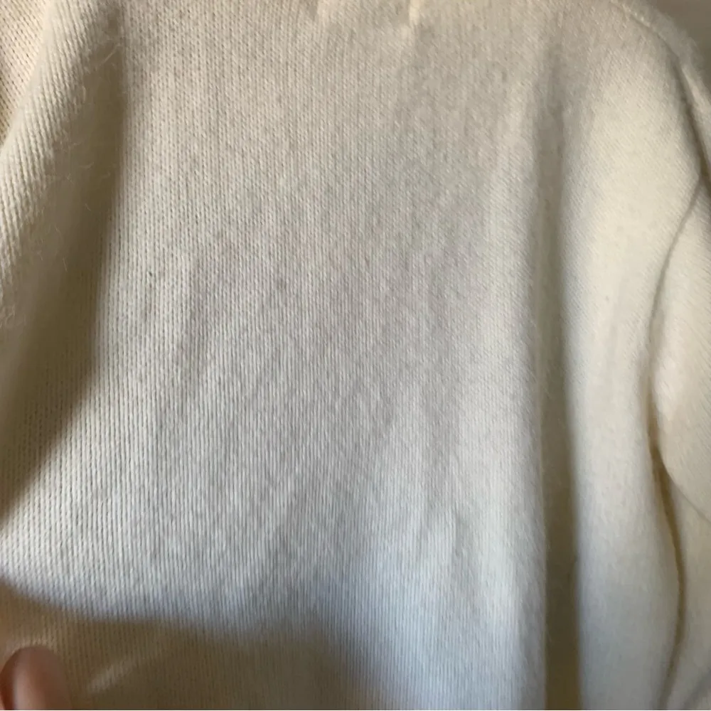 ☀️ Vintage ALFRED DUNNER floral ivory sweater - Image 3