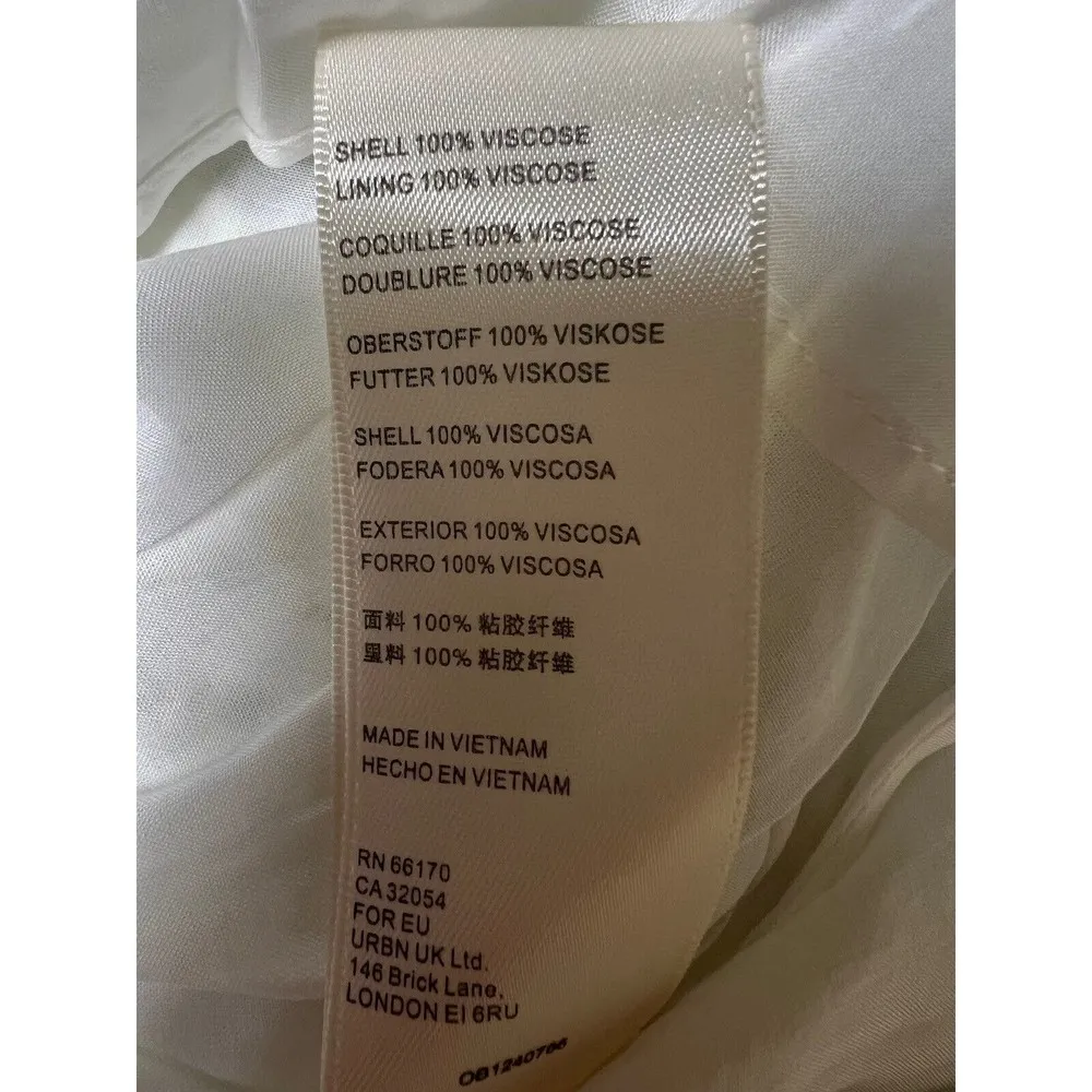 Free People Sweetest Thing Mini Dress Ivory Combo Women’s Size 4 - Image 10