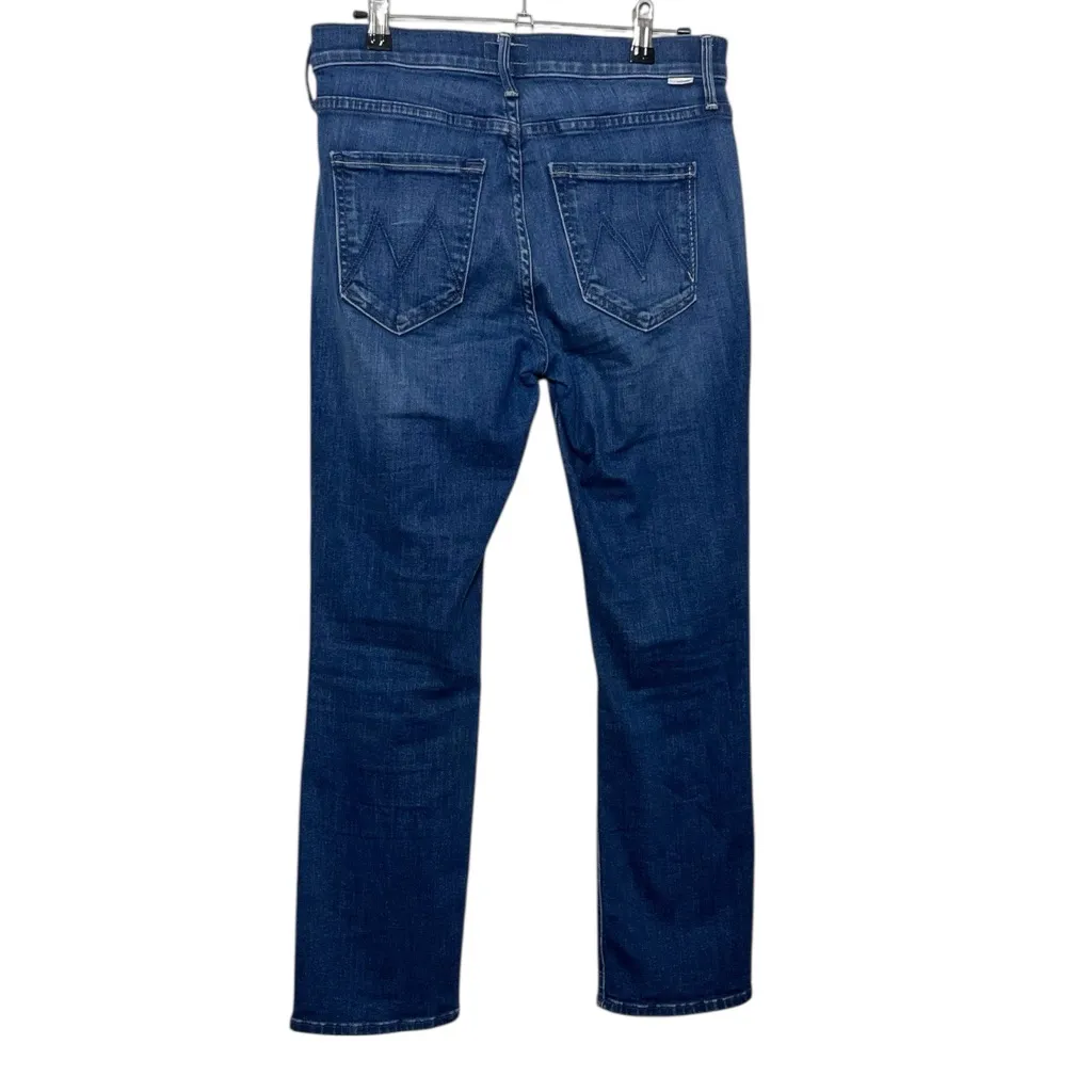 Mother Lil’ Midrise Dazzler Ankle Jeans Women’s Size 27 Blue Stretch Casual - Image 5