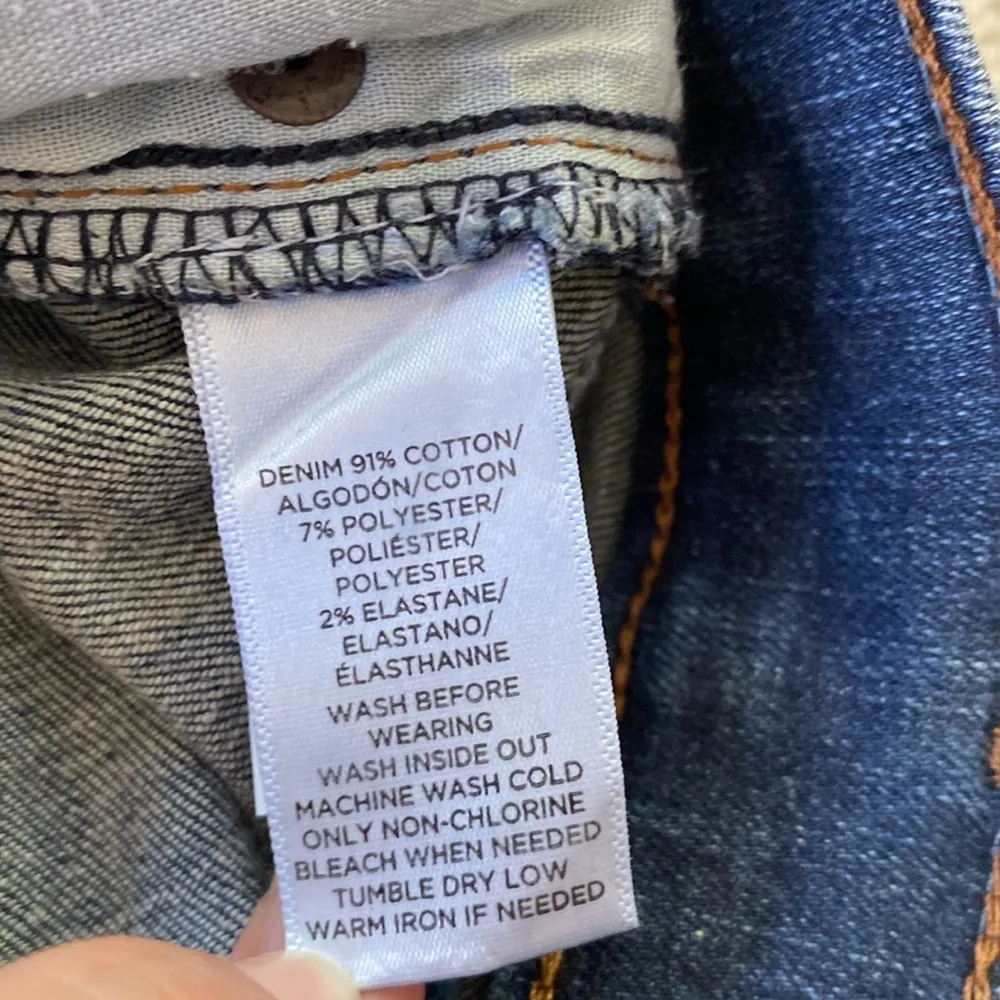 Loft Modern Skinny size 31 size 12 dark wash jeans denim jeggings higher rise - Image 8