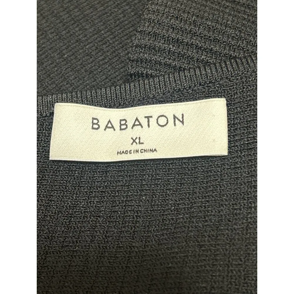 Aritzia Babaton Women's Black One Shoulder Sleeveless Ribbed Knit Crop Top Sz XL - Image 3