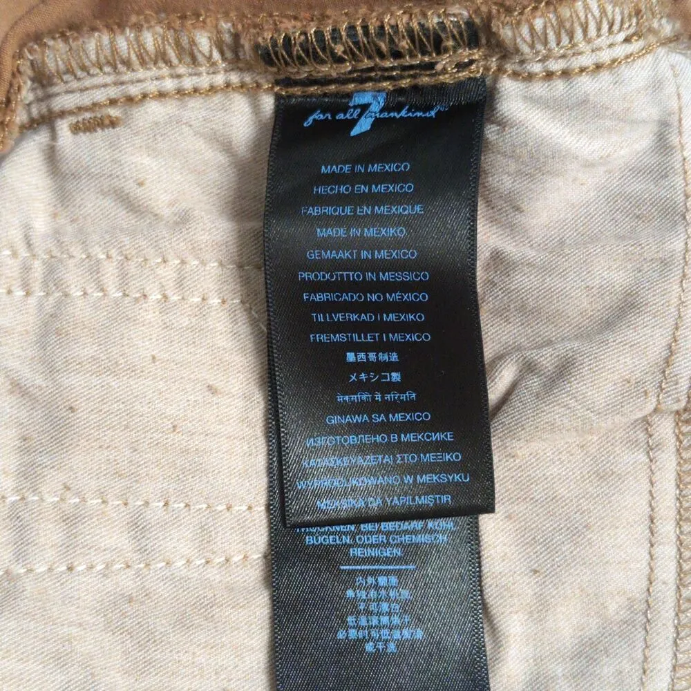 NWT Jen7 Brown Five Pocket Sateen Slim Straight Chinos Pants Size 8 - Image 8