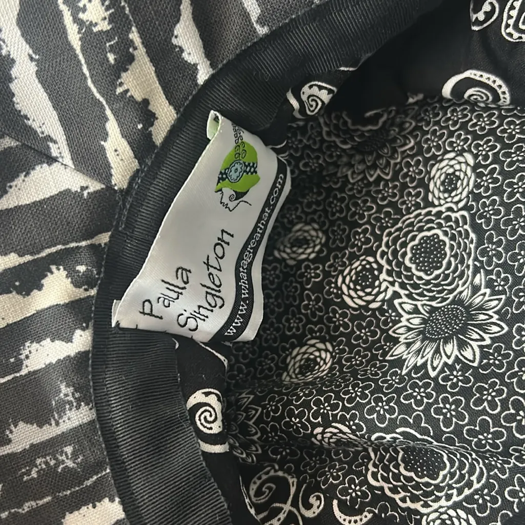 Paula Singleton Designer Hat What A Great Hat Black - Image 6