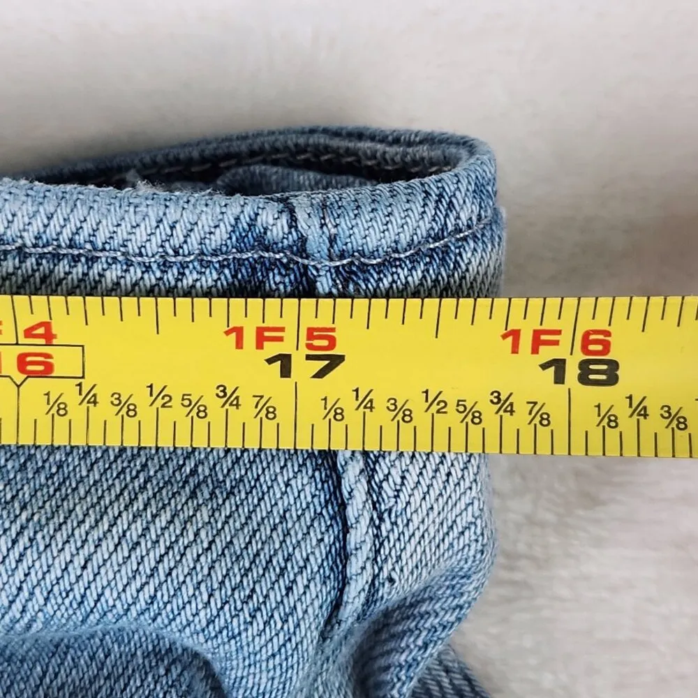 AE American Eagle Mom Short Jean Short Button Fly Size XXL 35" waist - Image 5