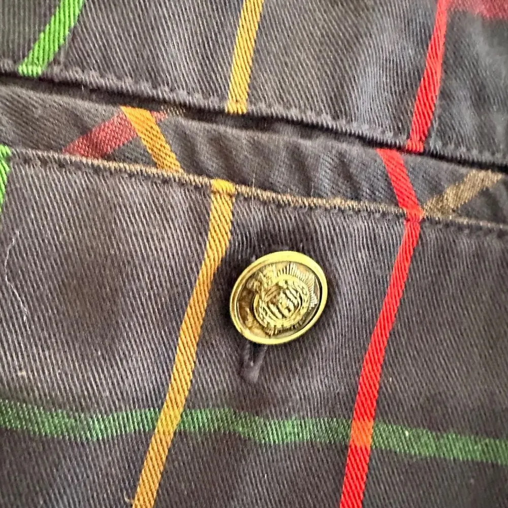 Vintage 80s/90s Chaus Plaid Midi Retro - Image 8