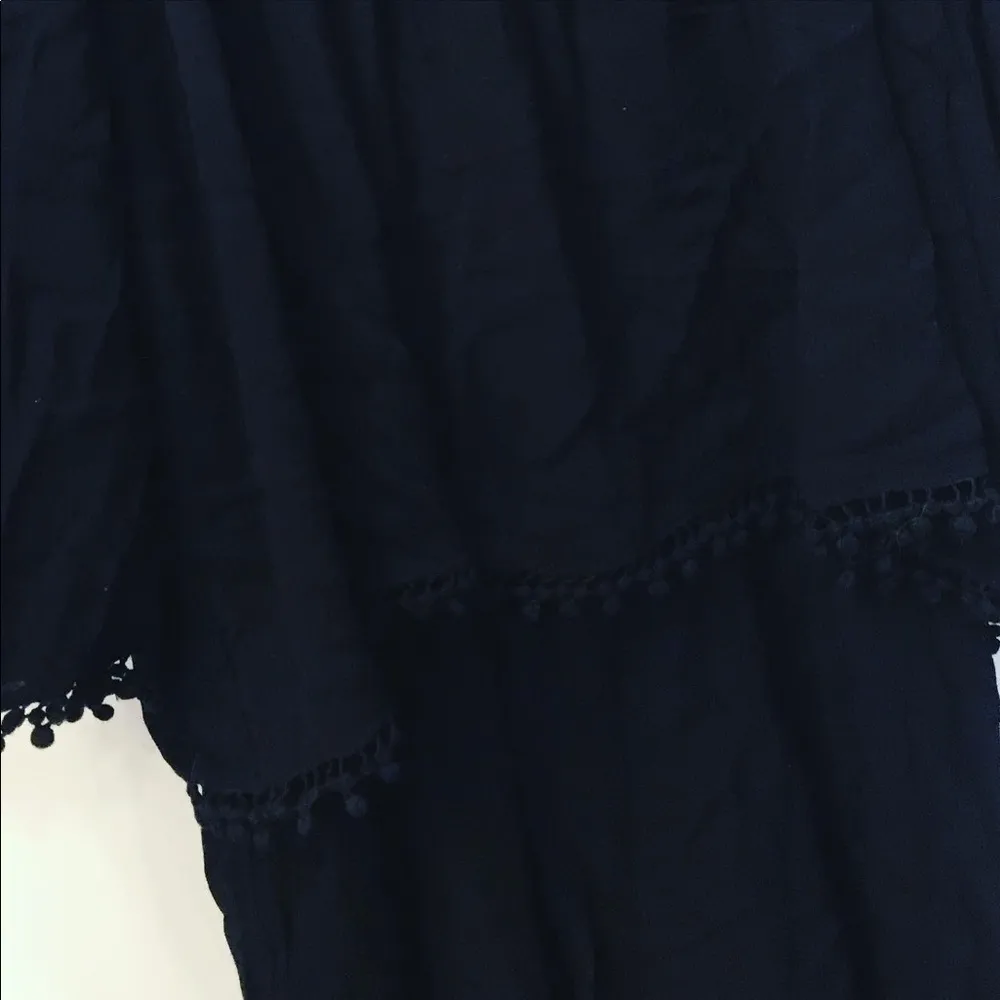Boutique Lush black Romper sz small - Image 5