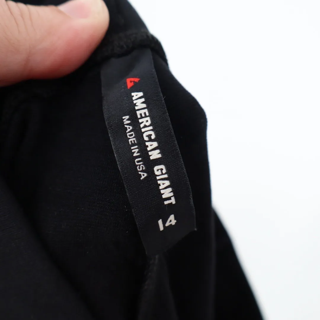 AMERICAN GIANT Black Leggings Pants Made in USA Size 14 - Image 3