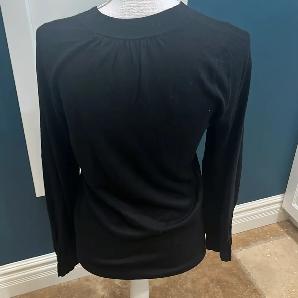 Anthropologie Guinevere black long sleeve sweater Size M - Image 2