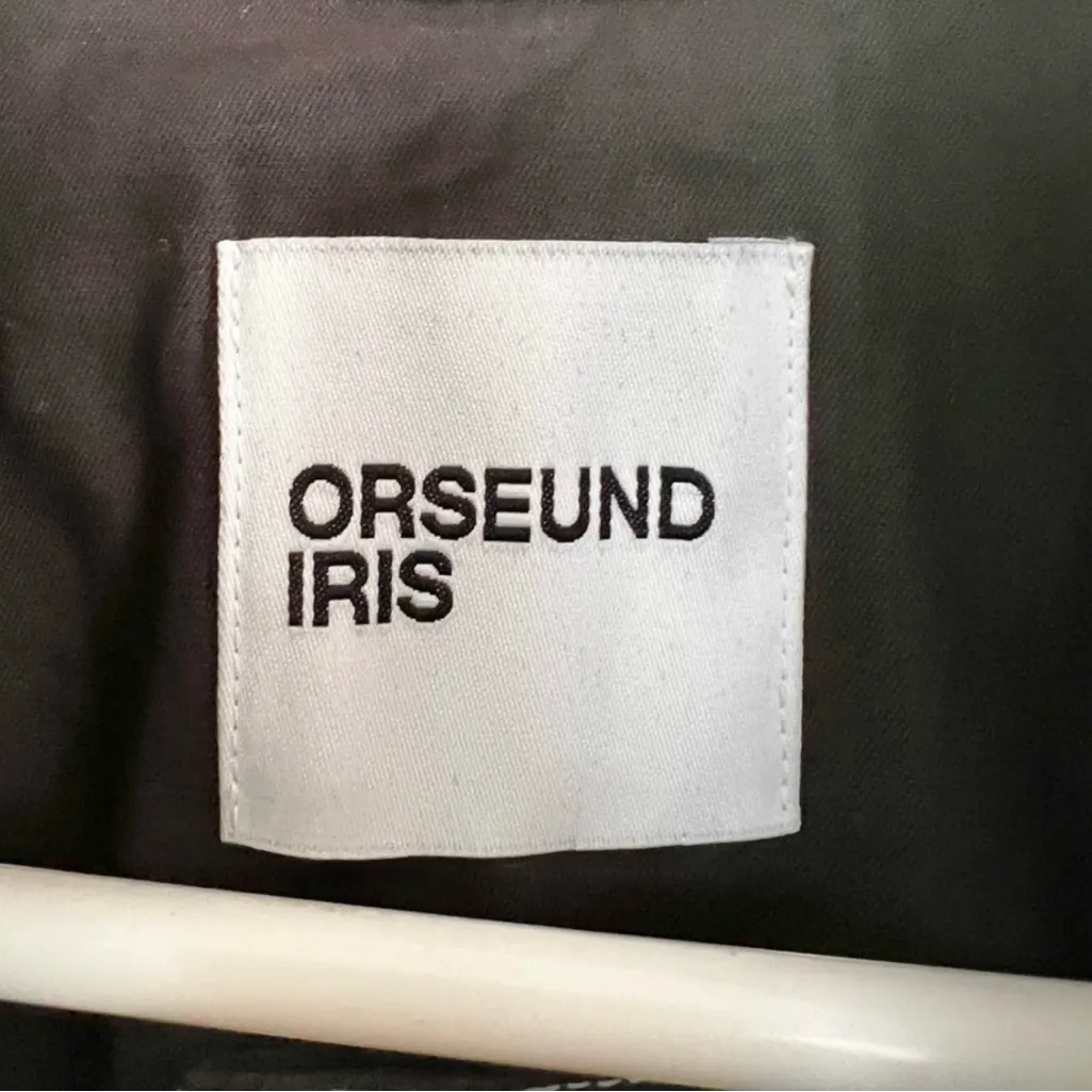 Orseund Iris Work Wear Belted Jumpsuit In Black Overalls Size XS Kylie - Image 8