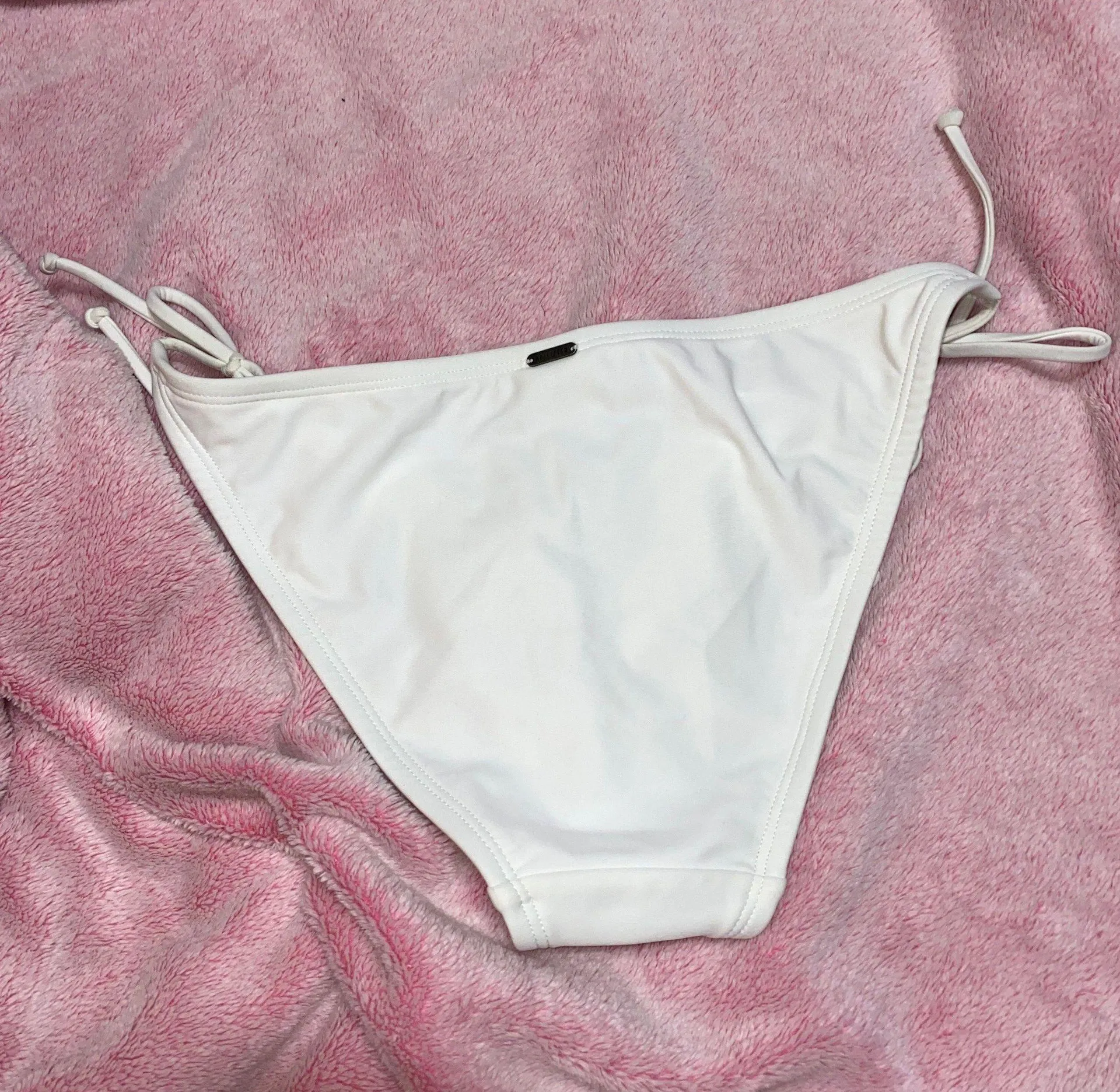 Hollister White Bikini Bottoms - Image 2