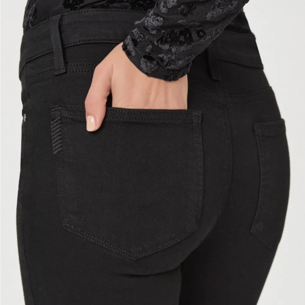 Women’s Verdugo Crop Jeans in Black Overdye. - Image 9