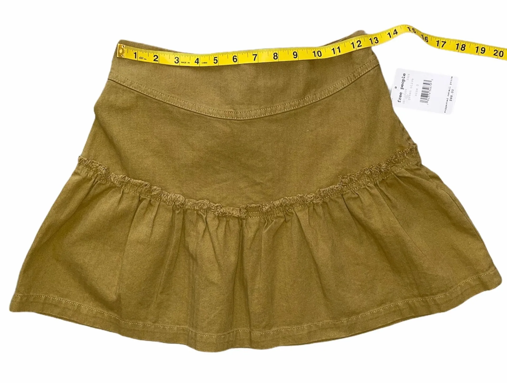 NWT  Positano denim lace up skirt size 0 - Image 8