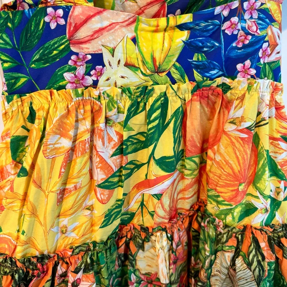 NWT Farm Rio Caipirinha Tiered Mini Dress | M - Image 8