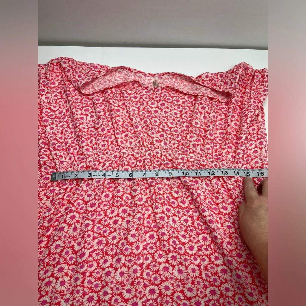 Raisins Juniors Jali Caftan Swim Cover Pink‎ Coral SZ XL Coastal Summer NWOT - Image 4