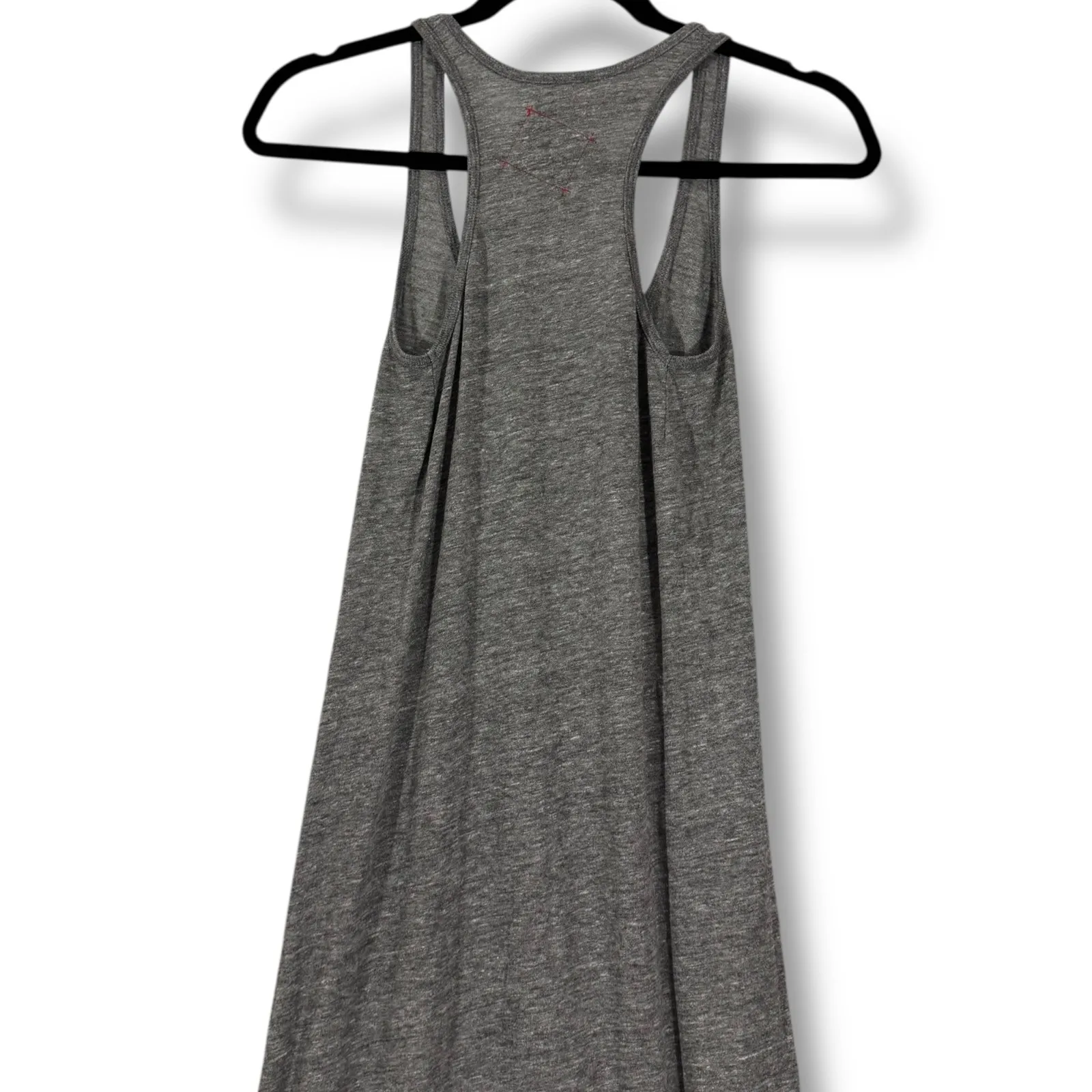 Daftbird Grey Scoop Neck Racerback Maxi Tank Dress Gray Size XS - Image 7