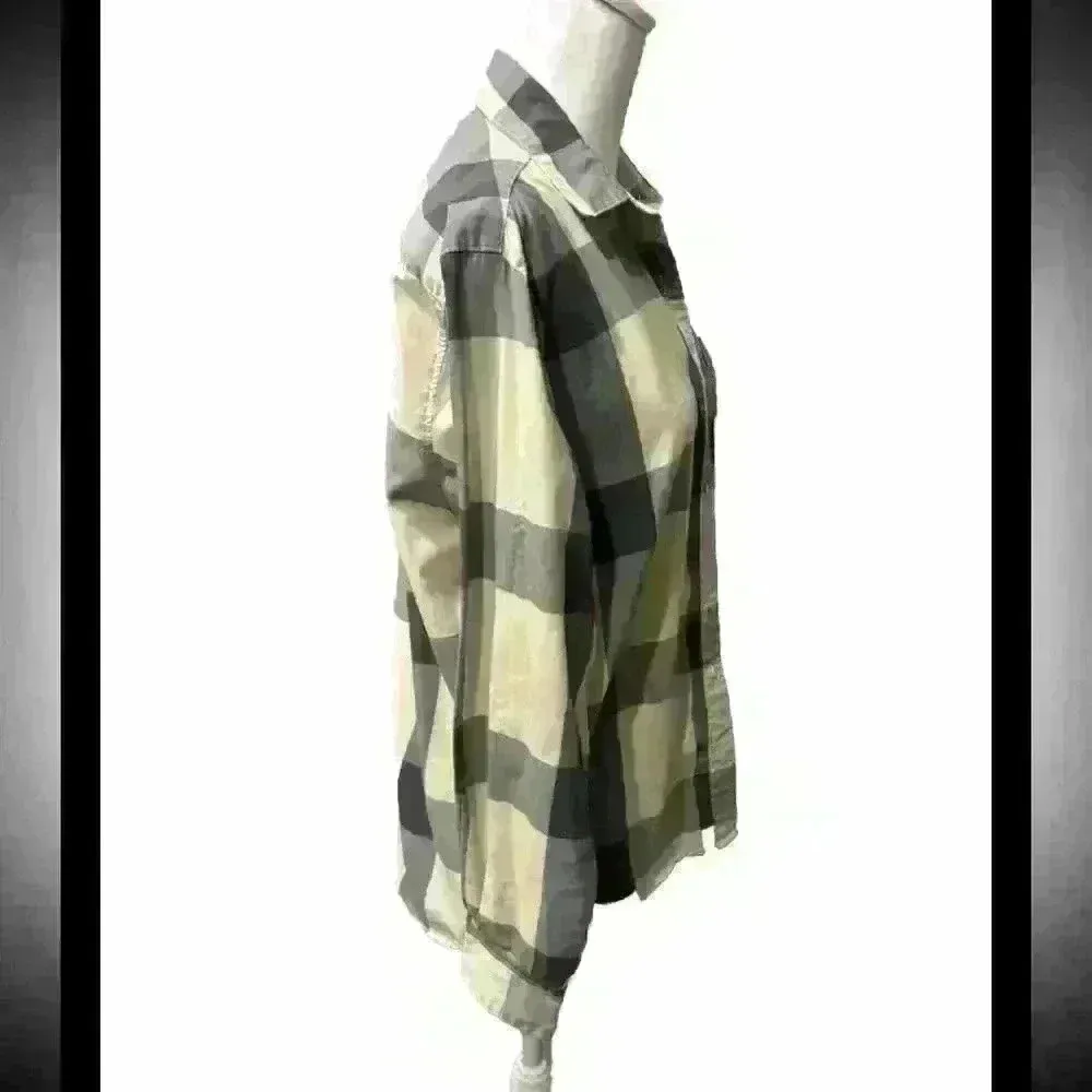 Vintage Diane Von Furstenberg Size 10 80s Button Down Blouse - Image 2