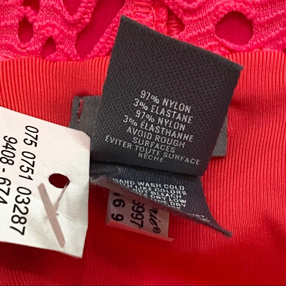 Aerie Off the Shoulder Neon Pink One Pc Swimsuit - Image 11