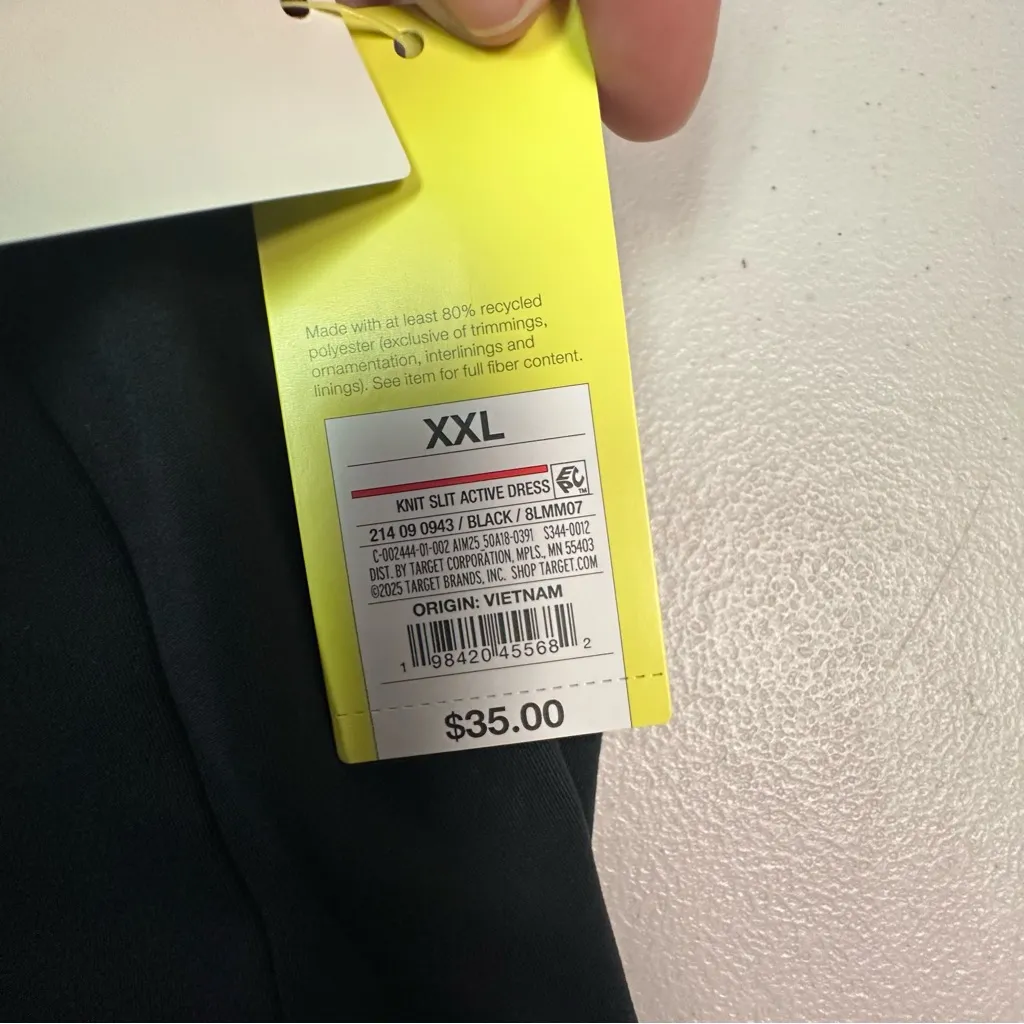 All in Motion Black Sleeveless Top with shorts - Image 7