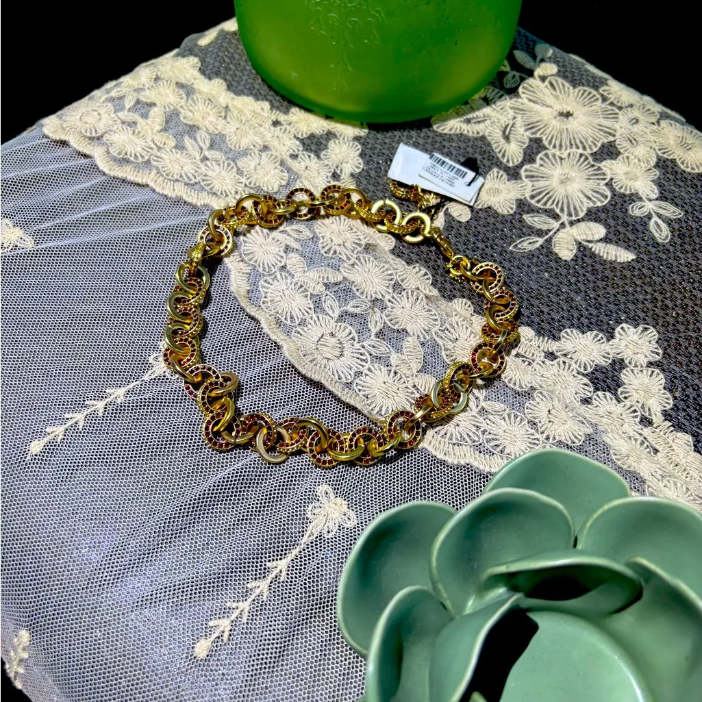 WHBM Elegant Gold Necklace - Image 3