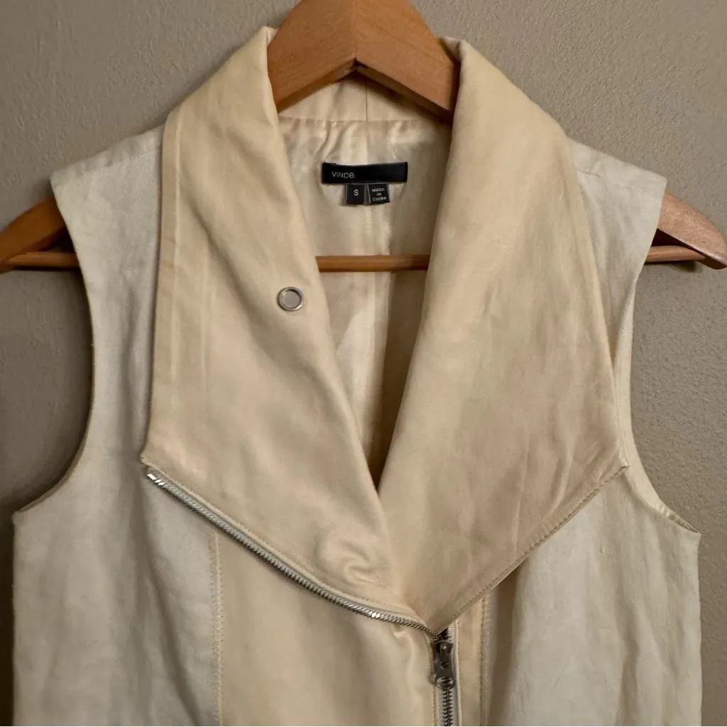 VINCE Asymmetrical‎ Moto Vest - Image 5