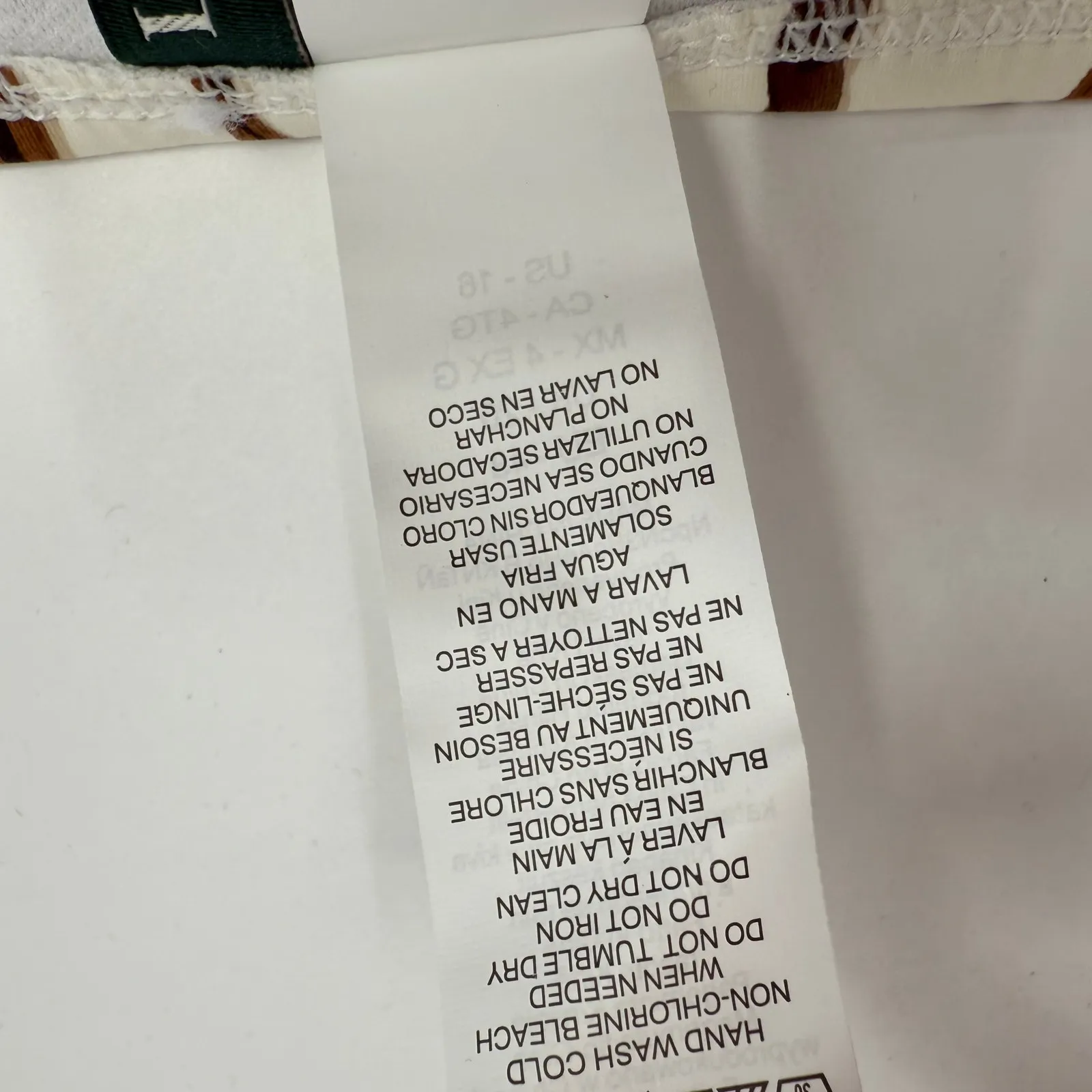 Lauren Ralph Lauren Bikini Bottom Size 16 NWT Swim Horse Bridle Printed Hipster - Image 11