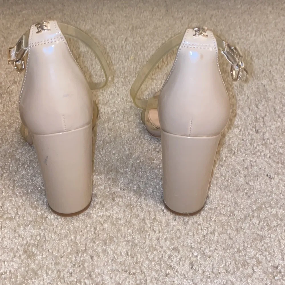 Sam Edelman Yaro Sandals Clear/Tan size 6 - Image 5