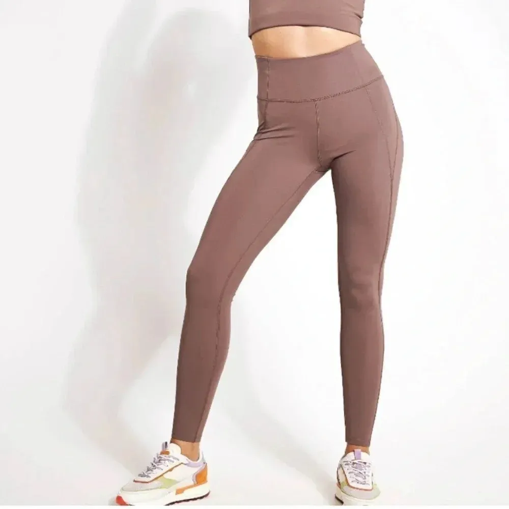 Girlfriend Collective Compressive High-Rise Rose Quartz Leggings Athletic Size S - Image 2