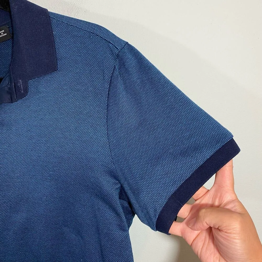 BOSS by Hugo Boss Women's Blue Slim Fit Mercerized Short Sleeve Polo Size M Size M - Image 7