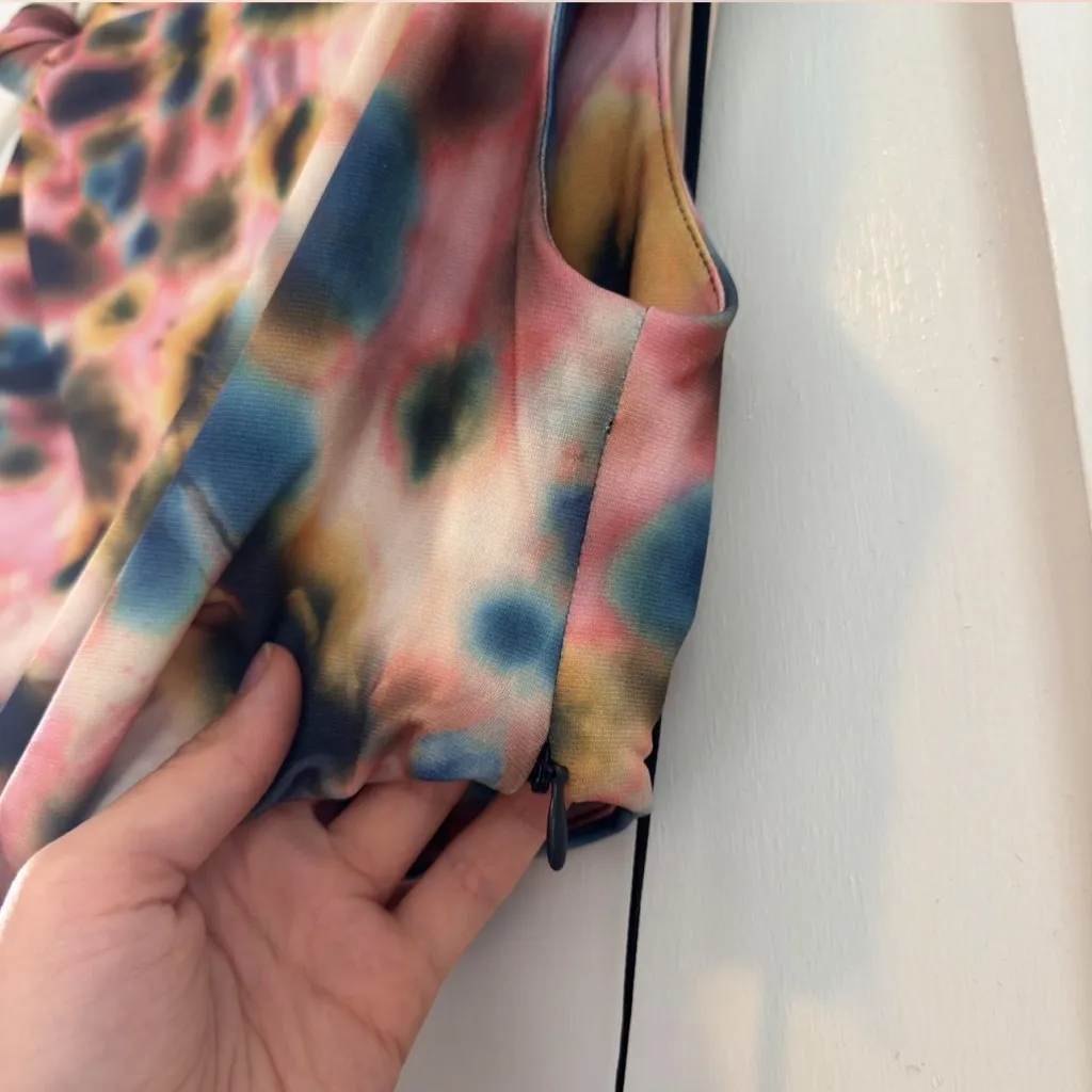 Zara Asymmetrical Tie-Dye Dress - Image 4