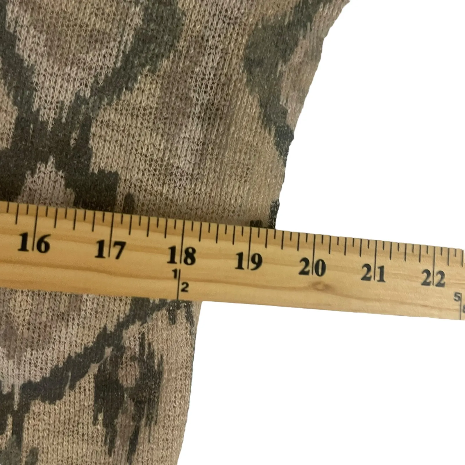 Pollux Boutique‎ Women's Size Large Open Knit Boho Western Top Tan - Image 8