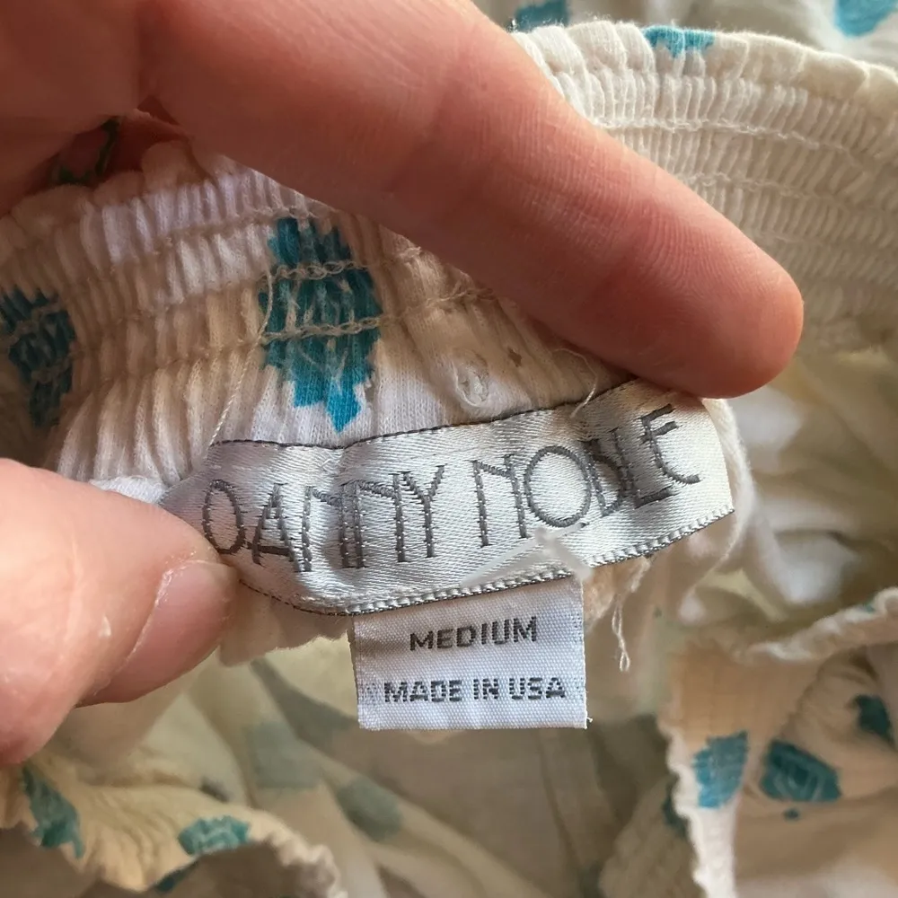 Vintage 90s high waist polka dot mom baggy shorts White Size M - Image 2