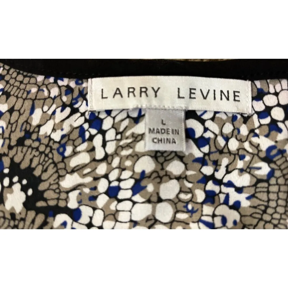 Larry Levine Blouse Womens L Used Sleeveless - Image 7